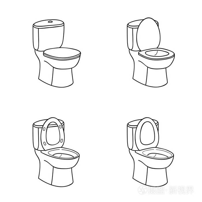 素描的男女厕所标识插画-正版商用图片0nlxsk-摄图新视界