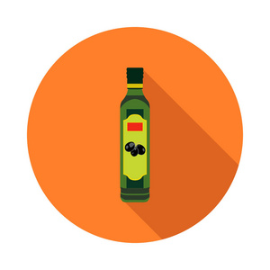 扁橄榄油瓶图标