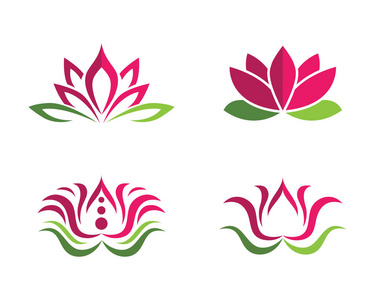 美莲花标志模板照片