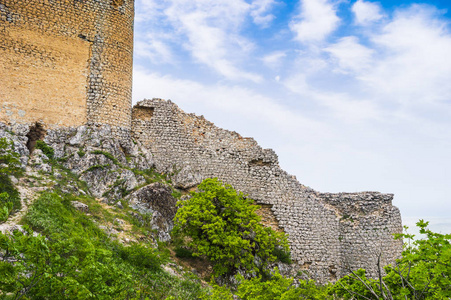 阿塞拜疆 Galaalty 老堡垒位于1700m 的高度