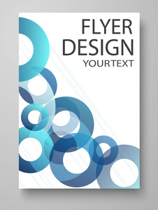 宣传册设计。传单设计为商业 教育 演示文稿 网站 杂志的封面。矢量图 eps10。海报模板