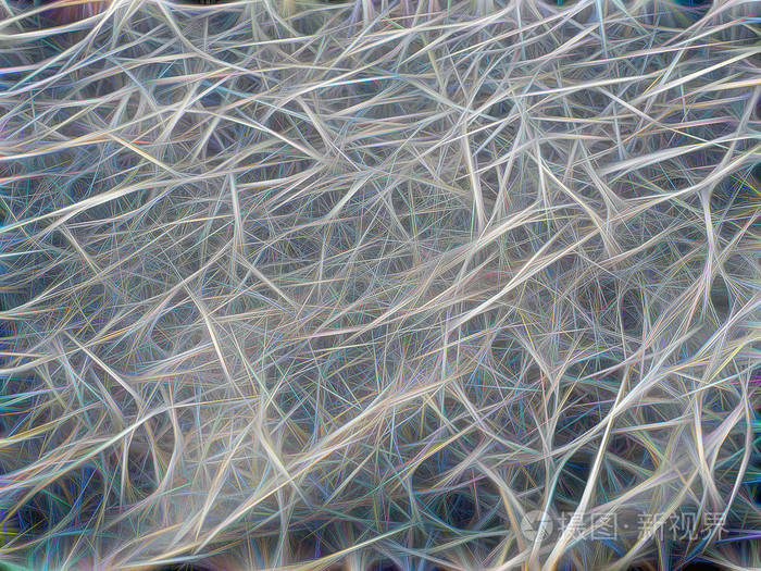 抽象色线交织在不同的方向上