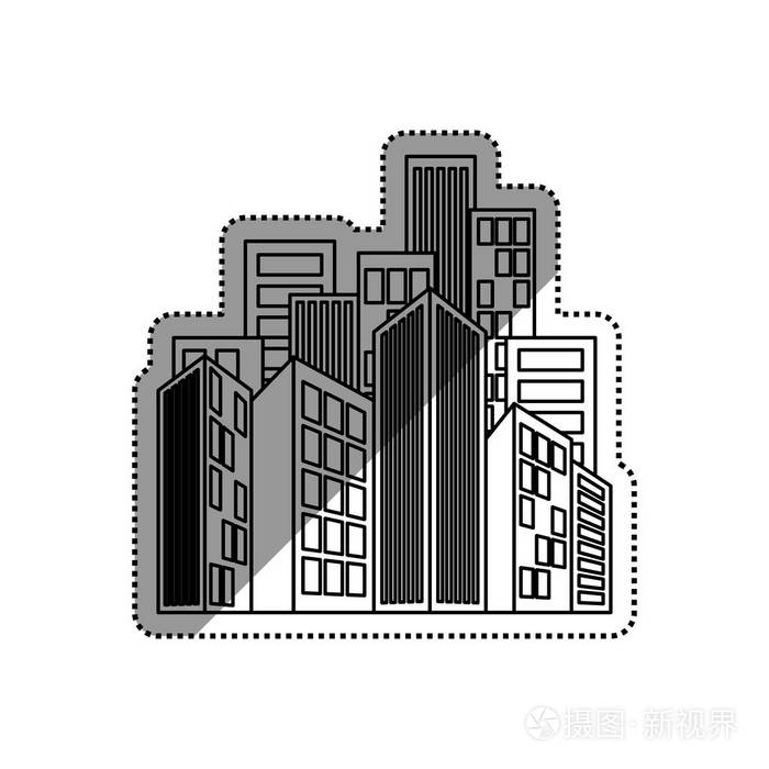 城市建筑象征
