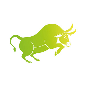 牛市股票市场符号图片