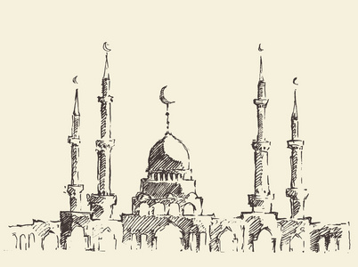 中东插画图片