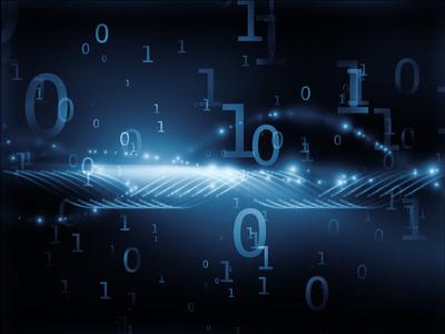 数据流背景照片