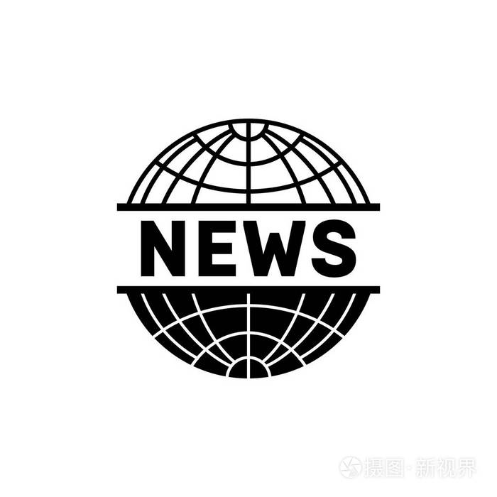 世界新闻标记图标