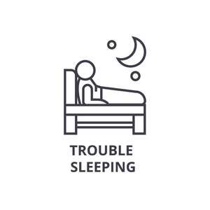 失眠的图标图片