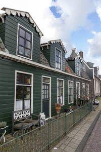 荷兰 Zaandam 的传统民居