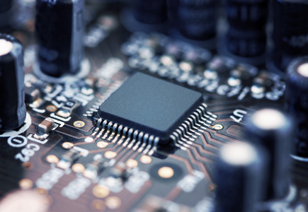 线路板芯片图片