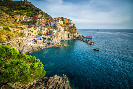 意大利五渔村海岸 Manarola