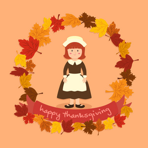 感恩的女孩图片