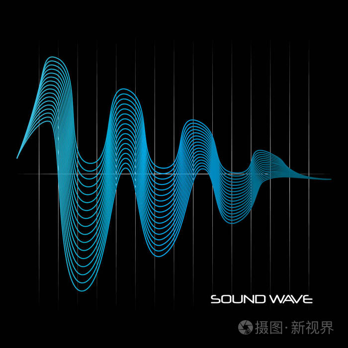 声音波形设计插画-正版商用图片0nnx98-摄图新视界