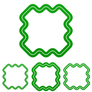 绿线技术徽标设计方案集