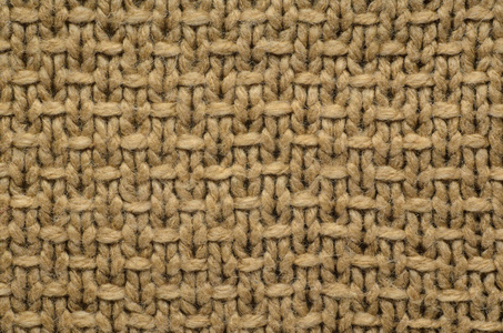 羊毛针织面料的针织质地, 有规律的图案。针织毛衣质地