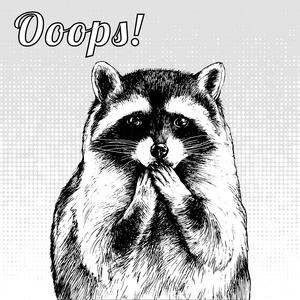 性质浣熊图片-性质浣熊素材-性质浣熊插画-摄图新视界