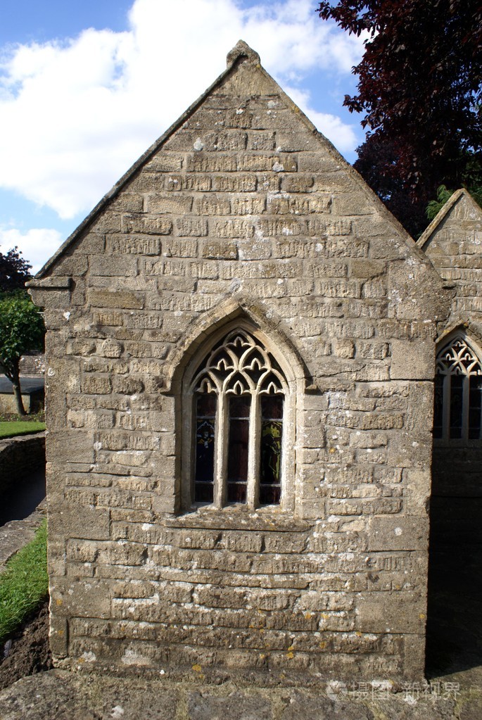 哥特式教堂的窗口