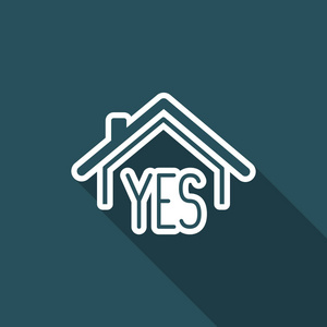 房地产或酒店概念   确认客户端的决定Vect