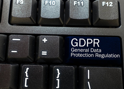 一般数据保护规定 Gdpr 键盘按钮