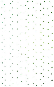 彩色三角形组成的浅绿色抽象几何背景