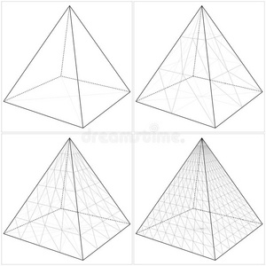 从简单到复杂形状向量的金字塔09