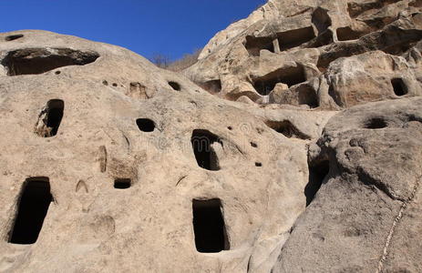 古老的洞穴定居点金花动态延庆县北京八达岭长城建于 1504年期间海