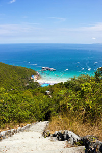 蓝岛山海景