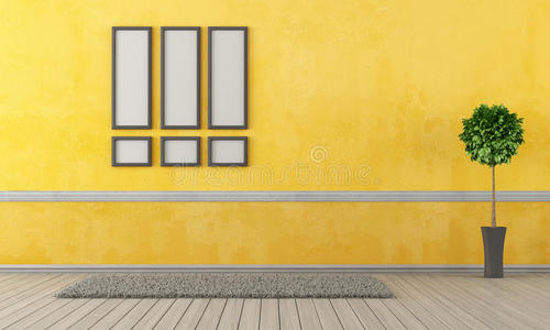 空黄色客厅