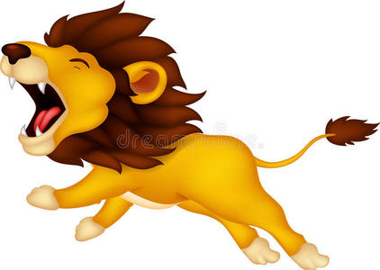 大狮子卡通图片