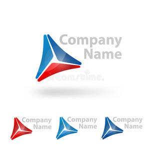 三角形标志公司名称设计图片