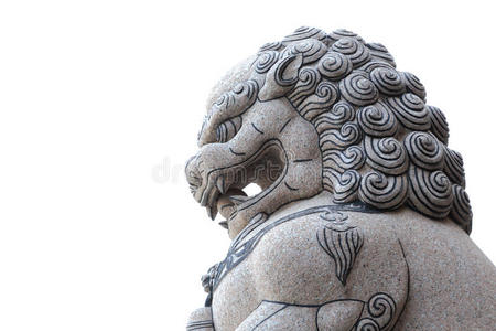 中国帝王狮子像照片