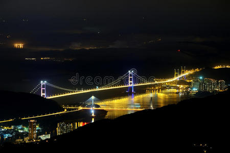 青马大桥夜景