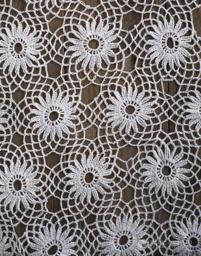 手工钩针台布图案