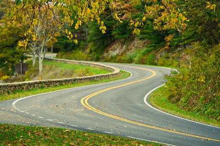 江河水弯道图片