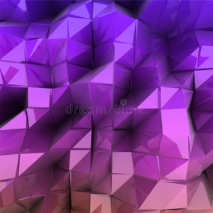 紫罗兰三角抽象。矢量背景