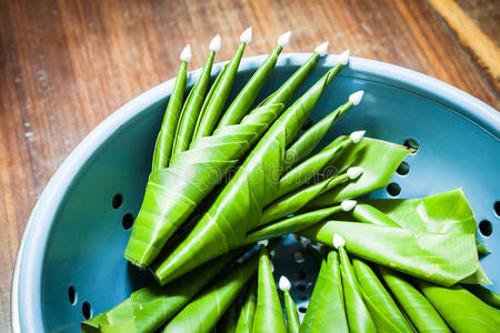 手工香蕉叶饭