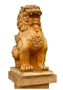石狮中国石狮像中国人的象征摄影图