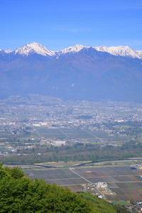 阿祖米诺市与日本阿尔卑斯山