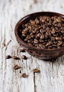 木盘咖啡豆