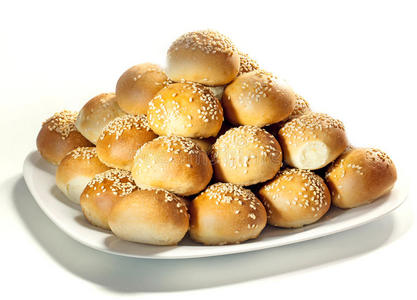 小圆面包图片