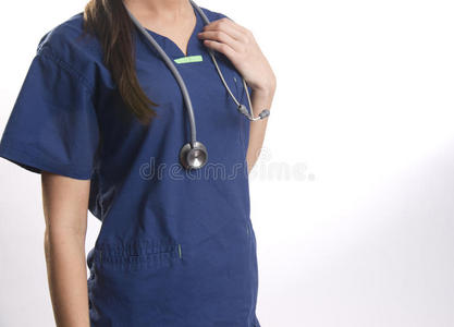 女性躯干穿衣护士工作医疗行业图片