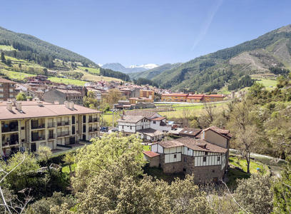 山坡 场景 街道 药水 西班牙 高的 自然 天空 房子 地标