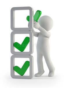 3d小人安装复选标记照片