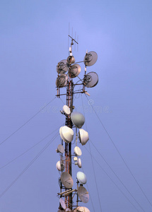 广播电视信号天线塔