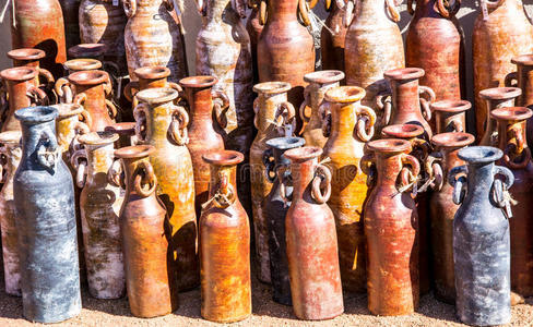 墨西哥陶器花瓶图片