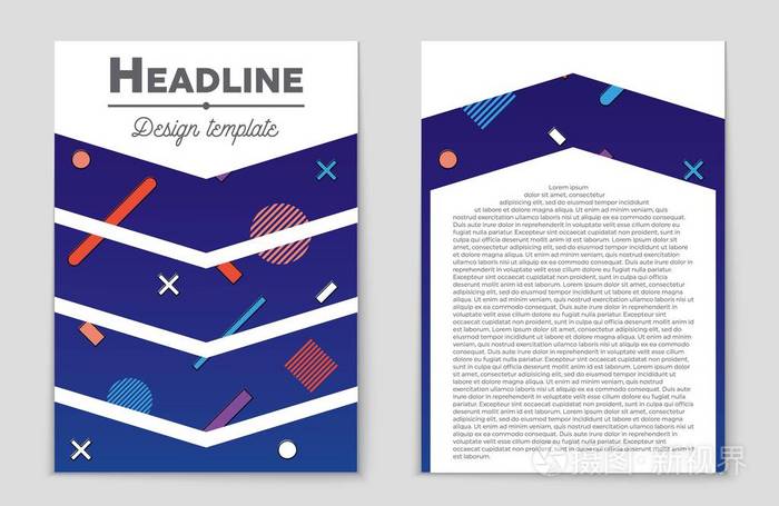 列表, 头版, 样机宣传册主题样式, 横幅, 想法, 封面, 小册子, 打印