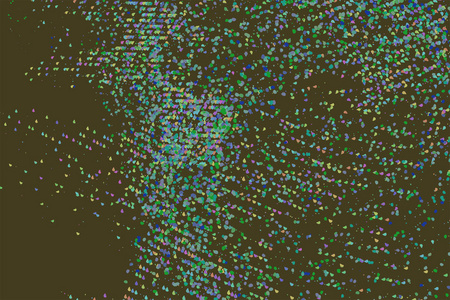 颜色抽象运动粒子或随机图案生成艺术