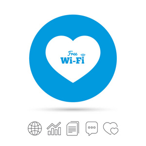 爱免费的 wifi 标志