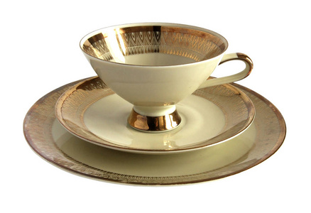瓷器茶杯和茶碟