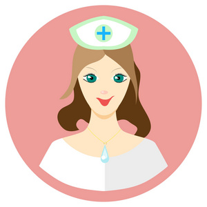 在彩色背景上圆的矢量图像.元素的设计,接口.图像中的卡通风格照片